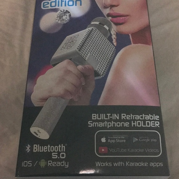 Pop Solo Gem Edition Karaoke Microphone and Speaker - Picture 7 of 10
